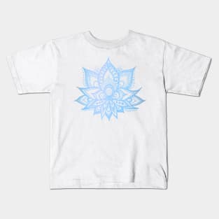 Blue Lotus Flower Kids T-Shirt